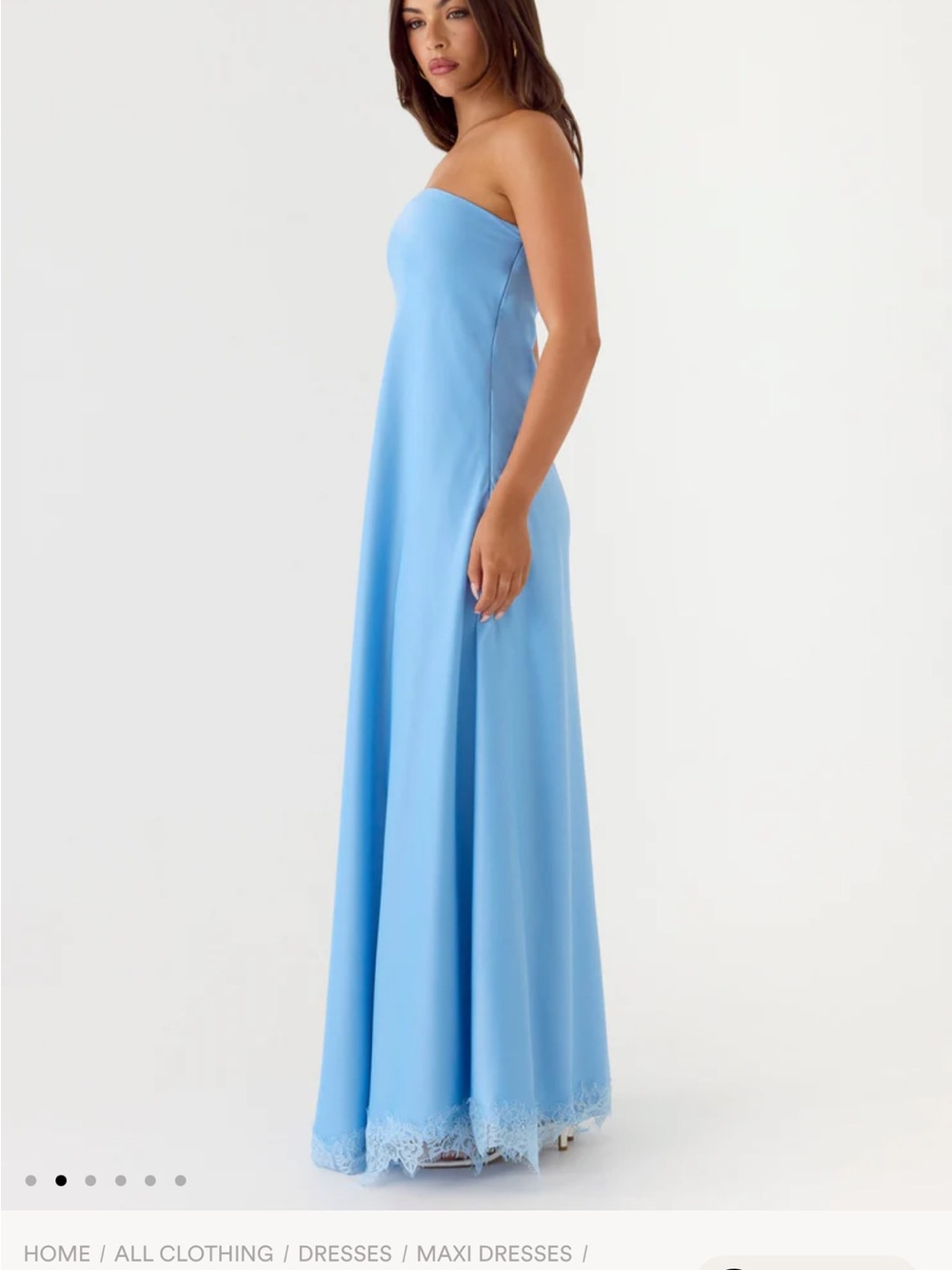 Peppermayo Yanina Strapless Maxi Dress - Picture 2 of 2